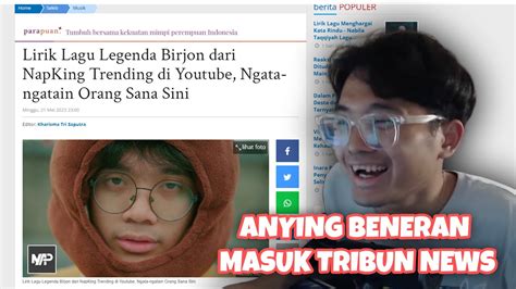 REAKSI BANG AL KETIKA LAGU LEGENDA BIRJON MASUK TRIBUN NEWS CLIP