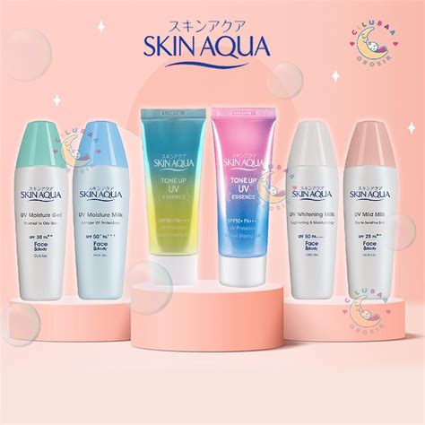 Jual SKIN AQUA Sunscreen Series 40gr Moisture Milk Moisture Gel