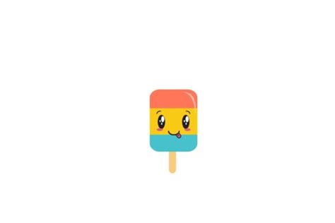 Kawaii Ice Stick Icon Graphic By Samagata Creative Fabrica