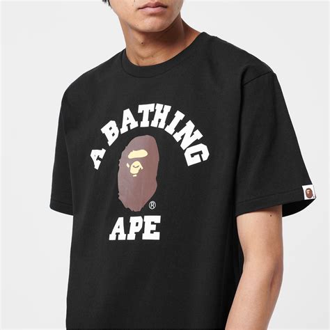 A BATHING APE | College T Shirt | Men | Regular Fit T-Shirts | Flannels