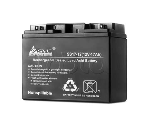 SVC 12В 17 Ач|Аккумулятор SVC 12В 17 Ач - купить, цена, описание, фото ...