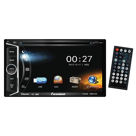 Farenheit D Din Am Fm Touchscreen With Dvd Bt Ti B Wholesale