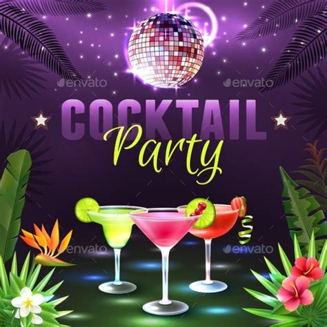 Free 23 Awesome Cocktail Party Invitation Templates In Ms Word Psd