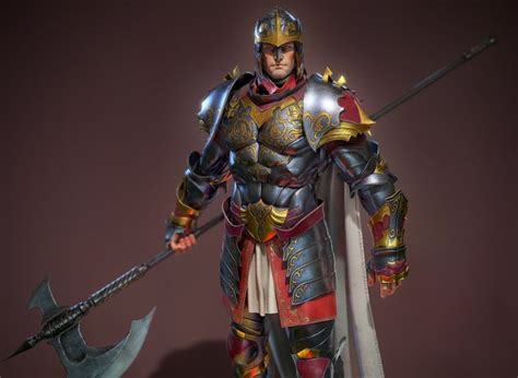 Artstation Knight Nikita Volobuev Knight Character Art Nikita