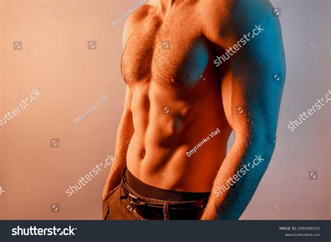 Sexual Muscular Man Naked Sportive Torso Stock Photo Shutterstock
