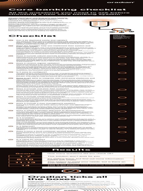 Core Banking Checklist V4 | PDF | Computer Security | Security
