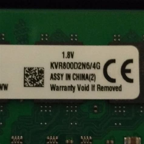 Kingston KVR800D2N6/4G - Ram 4GB DDR2 800Mhz PC2-6400 CL6 240pin, 電腦＆科技 ...
