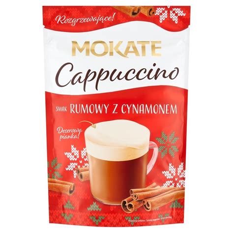 Mokate Cappuccino Smak Rumowy Z Cynamonem G Zakupy Online Z