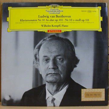 BEETHOVEN KLAVIERSONATE NR 31 AS DUR OP 110 WILHELM KEMPFF タイム