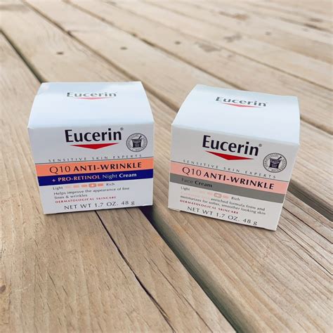 Eucerin Q10 Anti-Wrinkle Pro-Retinol Night Cream+Face Cream 48g ...