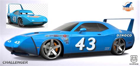 The King Cars Pixar Dodge Challenger Carros