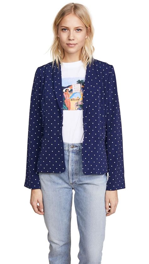 Evidnt Polka Dot Blazer Evidnt Cloth Polka Dot Blazer Blazer Blazer Fashion