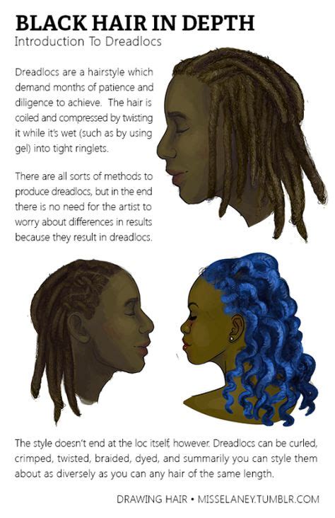 Misselaney How To Draw Dreadlocks See Part One Rendering Natural