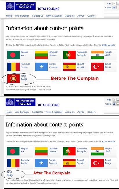 LTTE flag removed from British Police web site | ONLANKA News