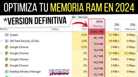 OPTIMIZA TU MEMORIA RAM ACELERA TU WINDOWS AL MAXIMO YouTube