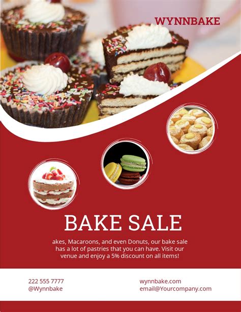 FREE Bake Sale Flyer Template - Word (DOC) | PSD | Apple (MAC) Pages ...