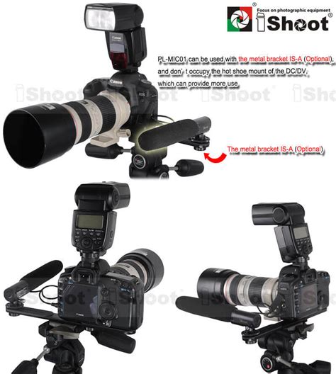Microphone Camera Holder For Hot Shoe Dslr Video Camcorder Dc Dv