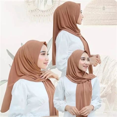 Jual 𝗛𝗶𝗷𝗮𝗯𝗲𝗿 𝗦𝘁𝗼𝗿𝗲 Jilbab Hijab Segitiga Instan Jersey Hijab