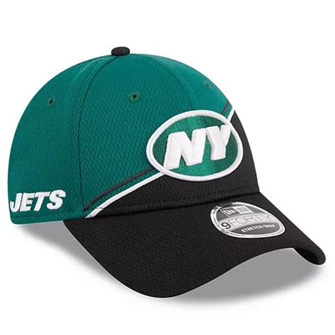 Men's New Era Green/Black New York Jets 2023 Sideline 9FORTY Adjustable Hat