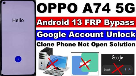 Oppo A G Frp Bypass Clone Phone Not Open Solution Android