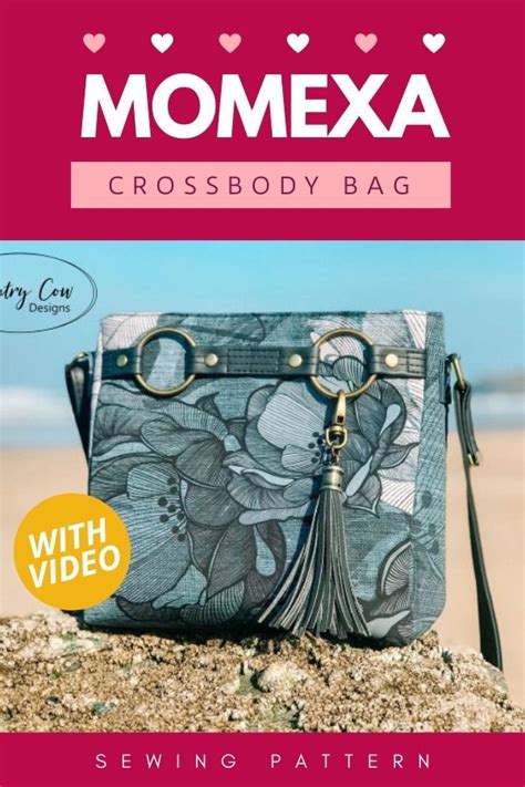 Momexa Crossbody Bag Sewing Pattern With Video Sew Modern Bags