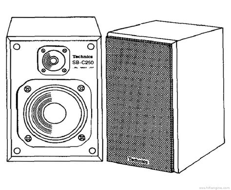 Technics SB-C250 2-Way Loudspeaker System Manual | HiFi Engine