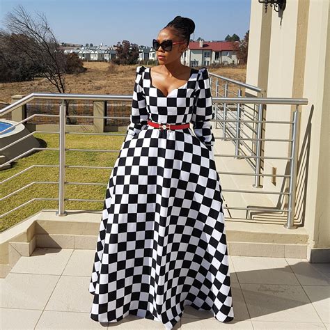 Black And White Maxi Dress Nedim Designs African Fabric Dress