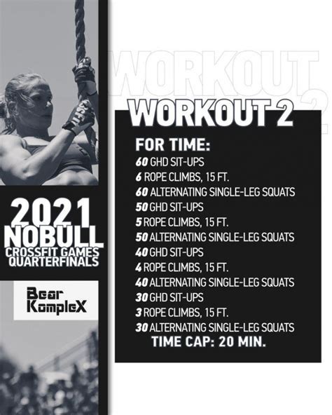 Divulgados Os Testes Das Quartas De Final Do Nobull Crossfit