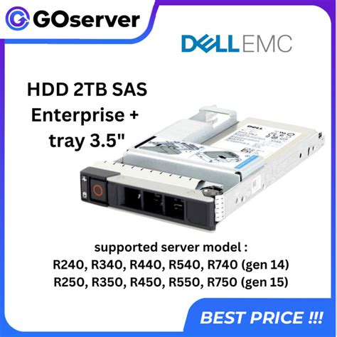 Jual HDD 2TB SAS 2 5in Hot Plug Untuk Server DELL Rack Server Kota Surabaya GOserver Tokopedia