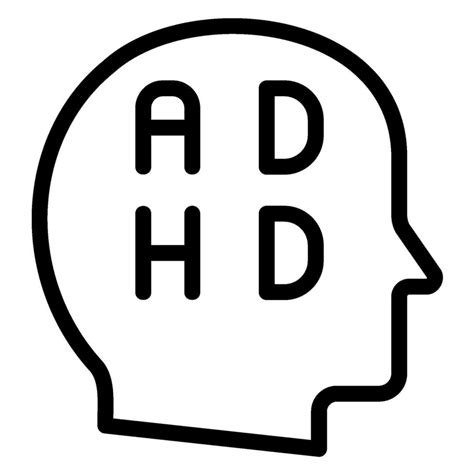 adhd line icon 26560960 Vector Art at Vecteezy