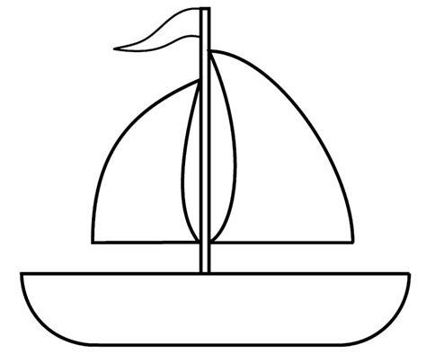 Imagem De Barco Para Imprimir - Desenhos de Barcos para Colorir e Imprimir