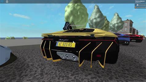 Roblox Loud Lamborghini Centenario Revs Youtube