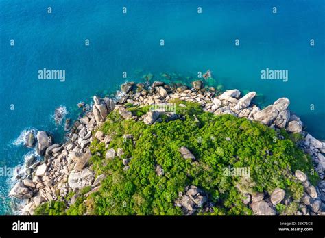 Aerial View Of Seashore At Koh Tao Island Thailand Stock Photo Alamy