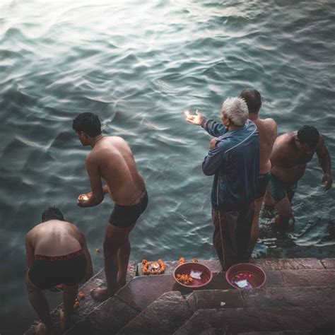 To Hindus, the Ganges River is the most sacred body of water in the world with sacred pilgrimage ...