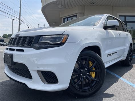 2021 White Trackhawk For Sale With 18 Miles Jeep Trackhawk Forum