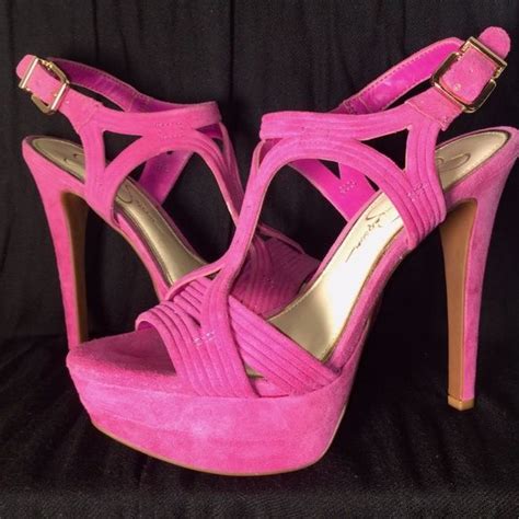 Jessica Simpsom Hot Pink Stiletto Heels Pink Stiletto Heels Pink