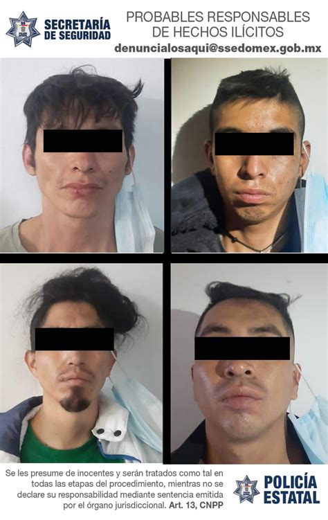 Detienen A Cuatro Posibles Implicados Del Delito De Doble Homicidio