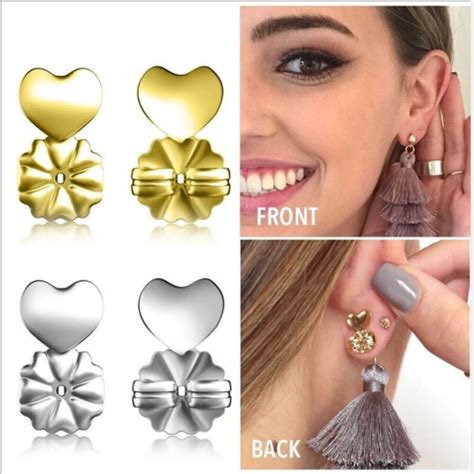 EasyBacks- Earring Backs or Earring Lifts to Support Earrings {2Pair/4pcs} - Free Shipping ...