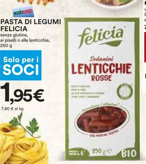 Felicia Pasta Di Legumi Senza Glutine Ai Piselli O Alle Lenticchie 250