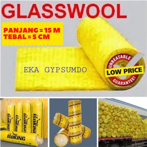 Jual Glasswool Peredam Atap Peredam Suara 15 Meter Kota Surabaya