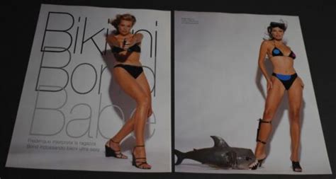 1995 Print Ad Heels Fashion Style Lady Long Legs Sexy Bikini Bond Babe Art EBay