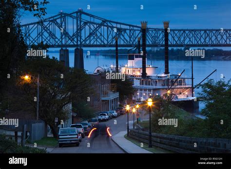 USA, Mississippi, Natchez, Natchez Under the Hill, former red-light ...