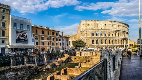 Roman Colosseum And Ruins Free Stock Photo - Public Domain Pictures