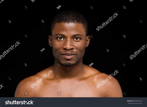 Portrait Naked Black Man Posing Studio Stock Photo Shutterstock