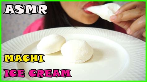 Asmr Mochi Ice Cream Eating Sound No Talking Enjoy Eating Asmr Youtube