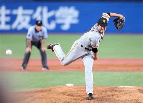 巨人菅野が初回2失点 開幕投手の無傷9連勝目指す プロ野球 日刊スポーツ