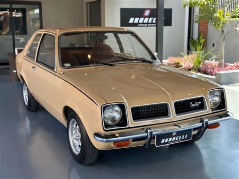 GM Chevette SL 1978 Bege carros clássicos Carros antigos