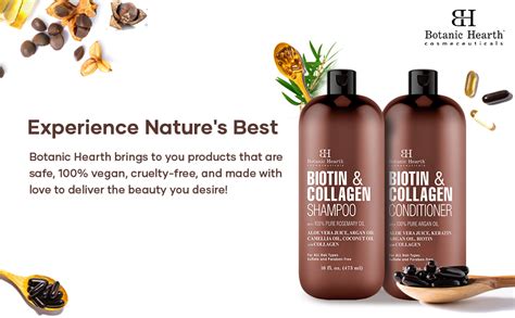 Botanic Hearth Biotin Collagen Shampoo And Conditioner Set Fl Oz