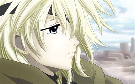 X Resolution Blonde Haired Male Anime Character Illustration