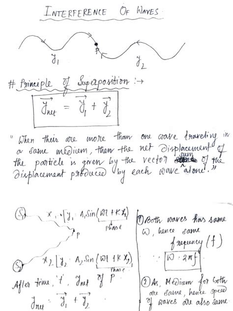 Interference of light wave | PDF